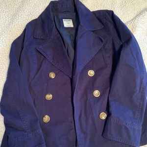 Women’s Size Large Old Navy Cotton Peacoat NWT